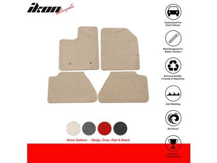 Ford Edge 2007-2013 Tapis textile jeu de 4 pièces nylon beige