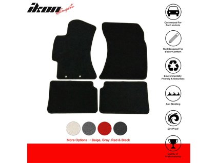 Subaru Impreza 2008-2011 Textilní koberce 4dílná sada nylon černá
