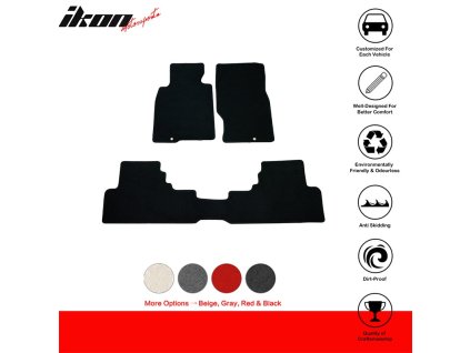 Infiniti G37 Coupe 2008-2013 Textilní koberce 3dílná sada nylon černá