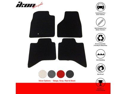 Dodge Ram 2009-2012 Tapis textile jeu de 4 pièces nylon noir