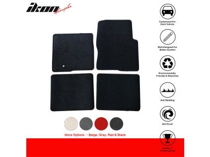 Ford F-150 Crew Cab 2009-2014 Tapis de sol textile jeu de 4 pièces nylon noir