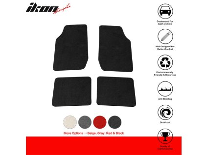 Suzuki Swift 2010-2012 Textilní koberce 4dílná sada nylon černá