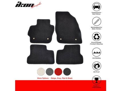 Mazda 3 2010-2013 Tapis de sol textile jeu de 4 pièces nylon noir