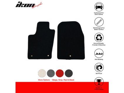 Dodge Durango2011-2025 Tapis textile ensemble de 2 pièces nylon noir