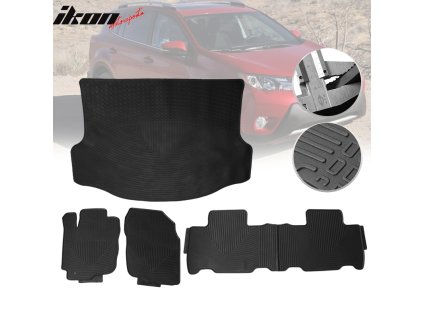 Toyota RAV4 XA40 2013-2018 Gumové koberce černá