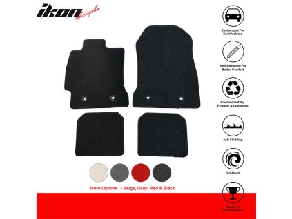 Scion FR-S Subaru BRZ Toyota 86 2013-2020 Textilní koberce 4dílná sada nylon černá