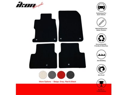 Acura ILX 2013-2022 Textilní koberce 4dílná sada nylon černá