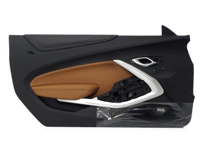 Chevrolet Camaro 6.gen Kalahari Obložení předních dveří na straně řidiče 84031770, 84084211, 84165364, 84275067, 84282247, 84418221, 84463244, 84583377, 84613609