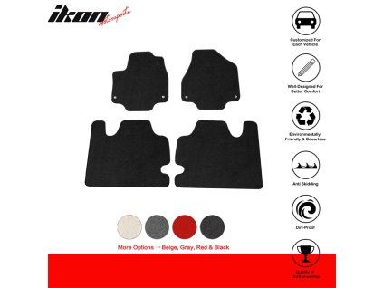 Chrysler Pacifica 2017-2021 Tapis textile jeu de 4 pièces nylon noir