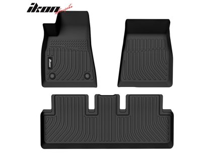 Tesla Model 3 2017-2023 Gumové koberce TPE 3D černá