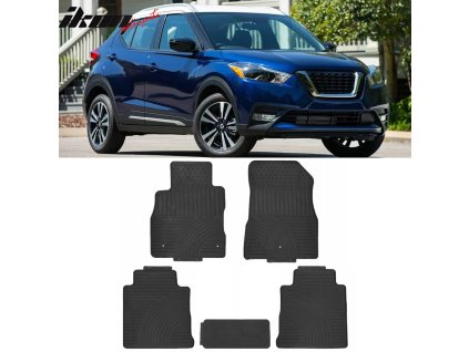 Nissan Kicks 2018-2024 Gumové koberce černá
