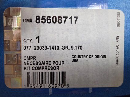 Chevrolet Corvette C8 Kompressor-Kit 84732539