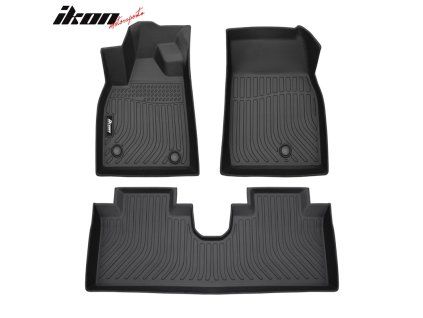 Ford Mustang Mach-E 2021-2025 Tapis en caoutchouc TPE 3D noir