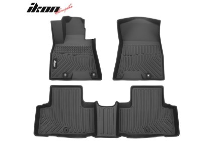 Genesis GV80 2021-2025 Gumové koberce TPE 3D černá