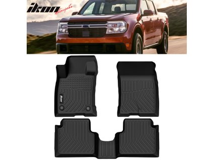 Ford Maverick 2.0L 2022-2025 Gumové koberce TPE 3D černá