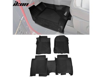 Ford Bronco 2021-2025 Tapis en caoutchouc TPE 3D noir