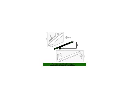 Chevrolet Camaro 6.gen Oděrová deska 23413435, 84231570, 84338735, 84338737