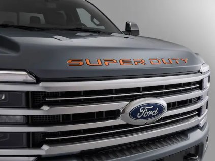 Ford F-250/F-350/F-450 Super Duty Vložky do kapuce s písmeny - Electric Spice