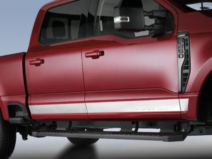 Ford F-250/F-350/F-450 Super Duty Sada dveřních lišt Putco z nerezové oceli (prahový panel) pro Crew Cab a 6,75’ Bed Size