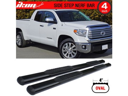 Toyota Tundra Double Cab 2007-2021 Nášlapy ocelové 4palce černá
