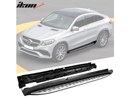 Mercedes Benz C292 GLE-Class 2016-2019 Nášlapy černostříbrné