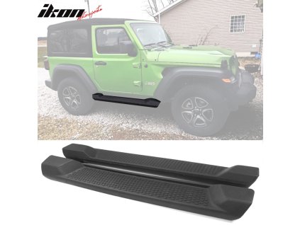 Jeep Wrangler JL 2 Door 2018-2025 Nášlapy texturované černé ABS