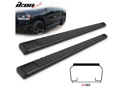 Ram 1500 Quad Cab 2019-2023 Nášľapy 4,5 palca pevná oceľ čierne