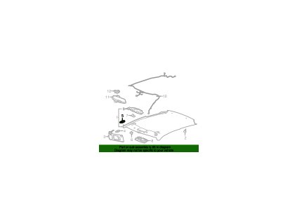 Chevrolet Camaro 6.gen Držák sluneční clony na straně řidiče