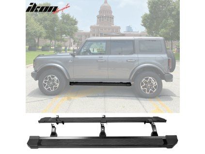 Ford Bronco 4Dr 2021-2025 Степенки алуминиеви черни