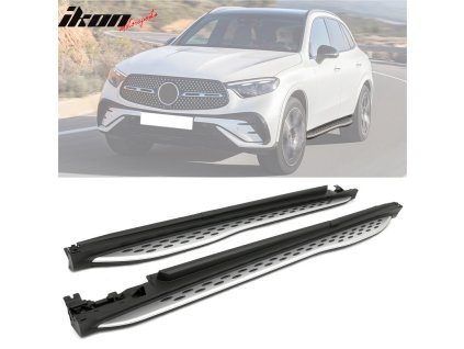 Mercedes Benz GLC300 2023-2025 Nášlapy hliník plast černé