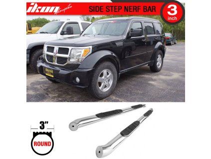 Dodge Nitro 2007-2010 Estriberas acero inoxidable