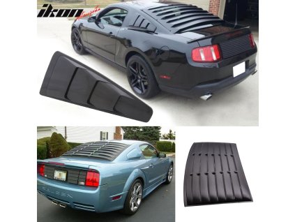 Ford Mustang 2005-2014 Mřížka na okno zadní ABS černá