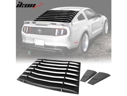 Ford Mustang 2005-2014 Rejilla de ventana trasera sin pintar