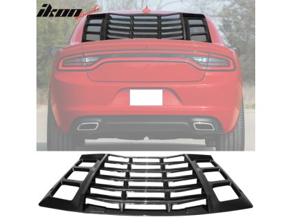 Dodge Charger 2011-2023 Mřížka na okno zadní CFL s potiskem z uhlíkových vláken