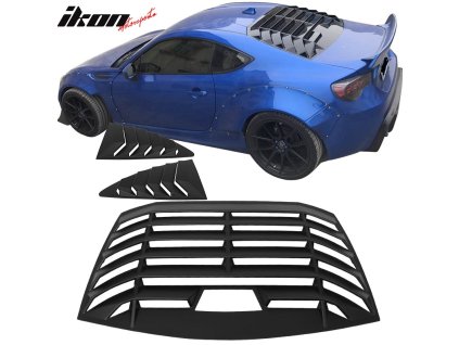 Scion FRS Subaru BRZ Toyota 86 2013-2020 Mřížka na okno zadní ABS nenatřená černá