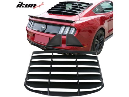 Ford Mustang GT 2015-2023 Mřížka na okno zadní matná černá
