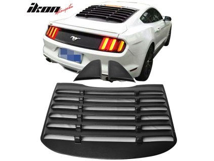 Ford Mustang 2015-2023 Mřížka na okno zadní V styl matná černá