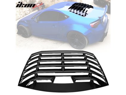 Scion FR-S Toyota 86 Subaru brz 2013-2020 Mřízka na okno zadní lesklá černá