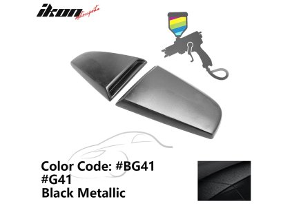 Nissan 350Z Coupe 2003-2008 Mřížka na okno boční černá metalíza/černá perleťová metalíza