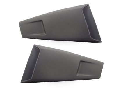 Ford Mustang 2005-2014c Rejilla de ventana lateral ABS ahumada tintada