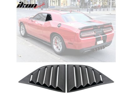 Dodge Challenger2008-2023 Mřížka na okno boční XE V2 styl PP černá