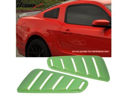 Ford Mustang 2010-2014 Grille de fenêtre latérale PP verte