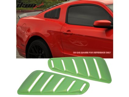 Ford Mustang 2010-2014 Mřížka na okno boční PP zelená
