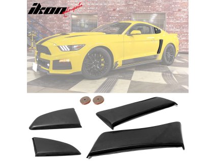 Ford Mustang 2015-2019 Mřížka na okno boční PU nenatřená černá