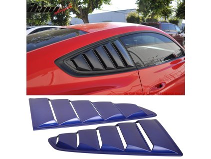 Ford Mustang 2015-2023 Mřížka na okno boční OE styl PP lakovaná modrá Impact
