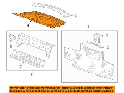 Chevrolet Camaro 6.gen Panel de ventana trasera