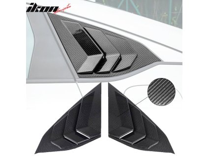Honda Accord Sedan 2018-2022 Grilaj pentru geam lateral ABS Hydro dip fibră de carbon lucios neted