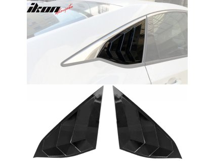 Honda Accord Sedan 2018-2022 Mřížka na okno boční  ABS lesklá černá lakovaná