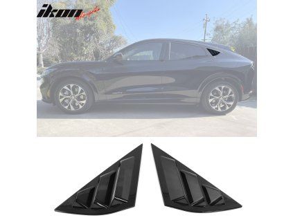 Ford Mustang Mach-E 2021-2023 Grille de fenêtre latérale IKON PC noire