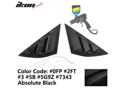 Ford Mustang Mach-E 2021-2023 Grilaj pentru geam lateral IKON PP negru Absolute